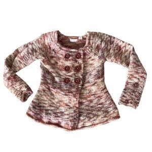 Sleeping On Snow Anthropologie Wool Blend Cardigan Sweater Women’s Small Boho